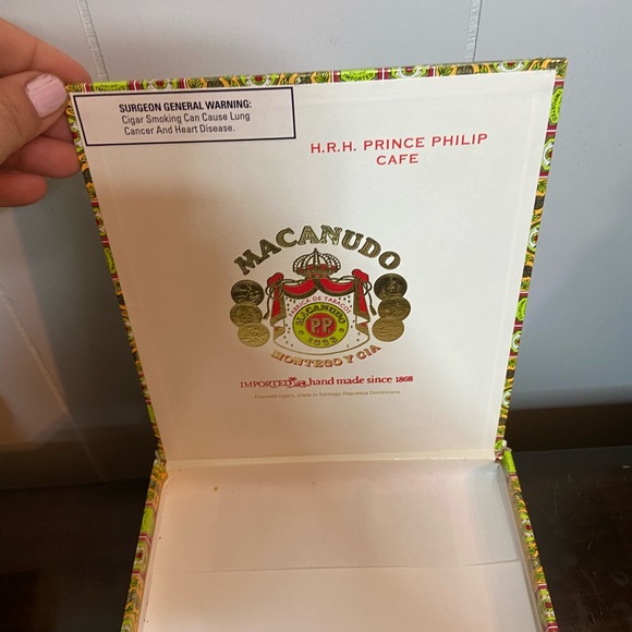 Macanudo Empty wooden cigar boxes Lot set of 2 - Picture 3 of 7